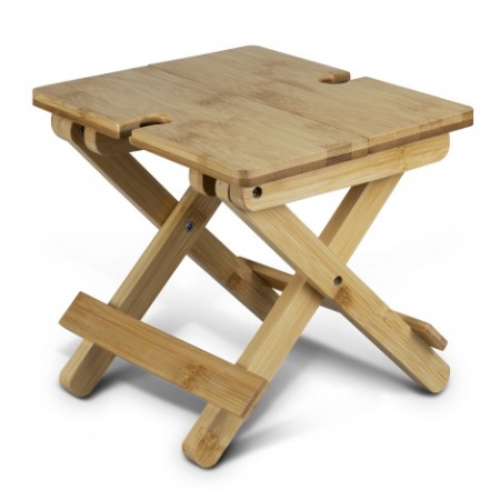 Natura Bamboo Folding Wine Table Promotional Products