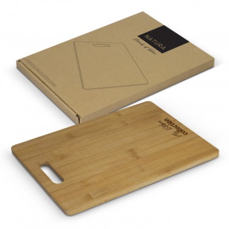 Natura Bamboo Rectangle Chopping Board Promotional Products