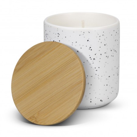 Natura Candle With Bamboo Lid Promotional Products