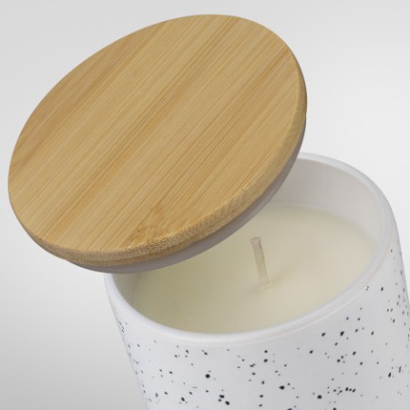 Natura Candle With Bamboo Lid Promotional Products
