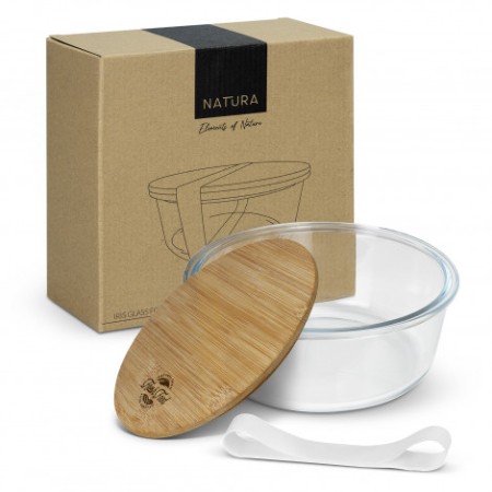 Natura Iris Glass Food Container Promotional Products