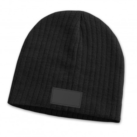 Nebraska Cable Knit Beanie With Patch Promotional Products