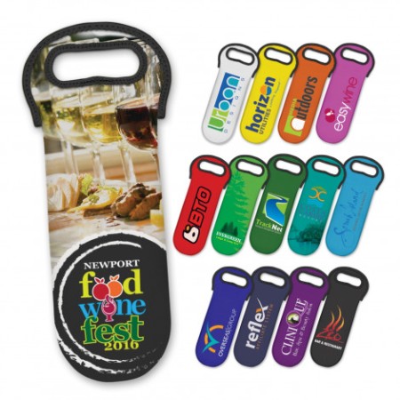 Neoprene Wine Cooler Bag - Full Colour Promotional Products