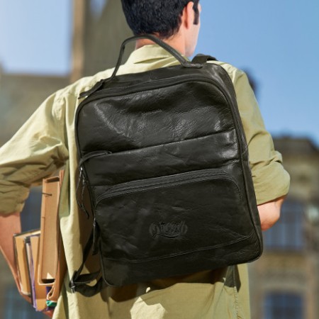 Pierre Cardin Leather Backpack Promotional Products