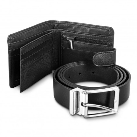 Pierre Cardin Leather Wallet And Belt Gift Set Promotional Products