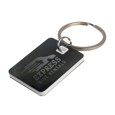 Rectangle Stainless Steel Keytag Promotional Products