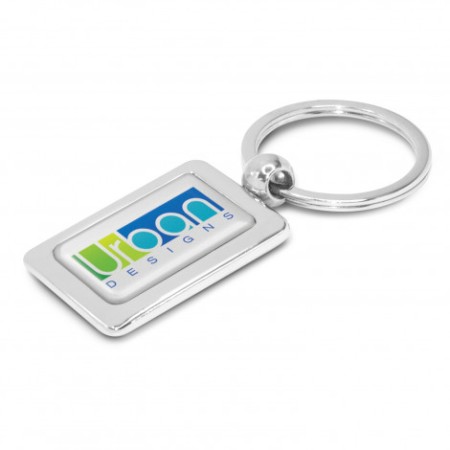 Rectangular Metal Key Ring Promotional Products