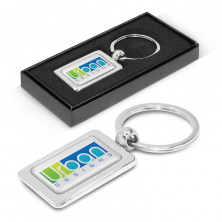 Rectangular Metal Key Ring Promotional Products