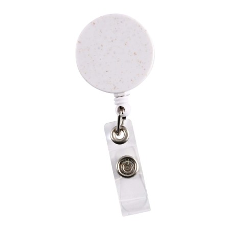 Retractable Badge Holder Wheat Straw Promotional Products