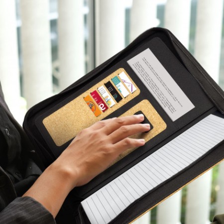 Sakura Cork Portfolio - A4 Promotional Products