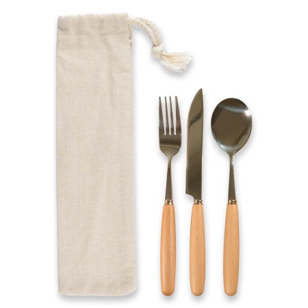 Savour Cutlery Set In Pouch Promotional Products