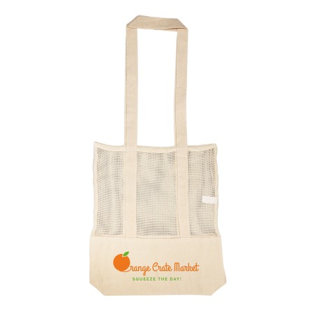 Scoot Calico / Mesh Tote Bag Promotional Products