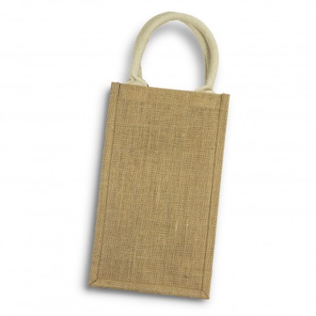 Serena Jute Double Wine Carrier Promotional Products