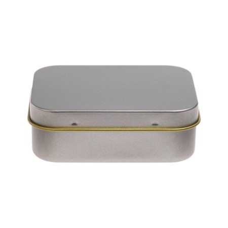Silver Rectangular Tin Promotional Products