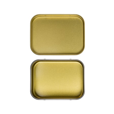 Silver Rectangular Tin Promotional Products