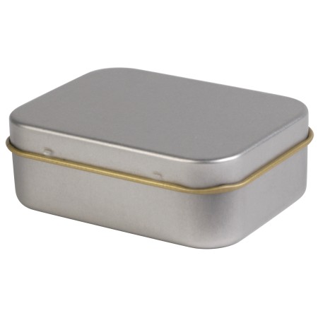 Silver Rectangular Tin Promotional Products