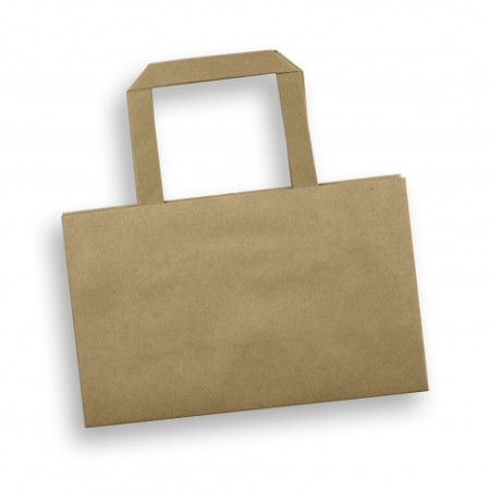 Small Flat Handle Paper Bag Landscape Promotional Products