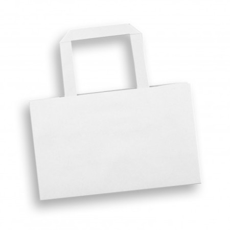 Small Flat Handle Paper Bag Landscape Promotional Products