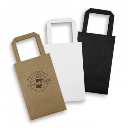 Small Flat Handle Paper Bag Portrait Promotional Products