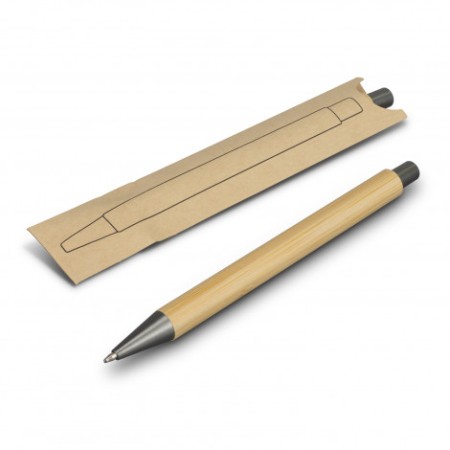 Spice Noclip Bamboo Pen Promotional Products