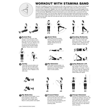 Stamina Resistance Bands Promotional Products