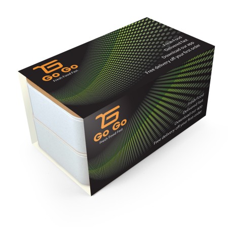 Stax Eco Lunch Box With Phone Holder Lid Promotional Products