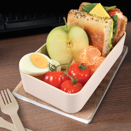 Stax Eco Lunch Box With Phone Holder Lid Promotional Products