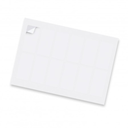 Sticker Sheet 40 X 80mm Rectangle - Matte Promotional Products
