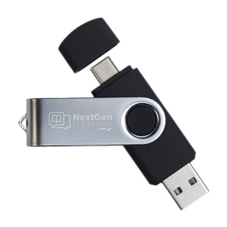 Swivel Usb Flash Drive Dual 8gb Promotional Products