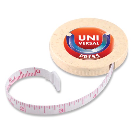 Tornado Wheat Fibre Tape Measure Promotional Products