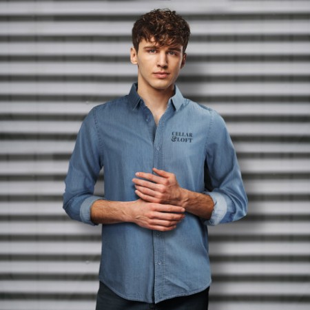 Trendswear Chester Men's Denim Shirt Promotional Products