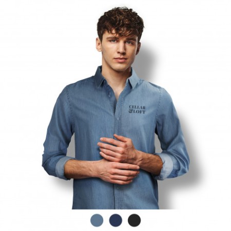 Trendswear Chester Men's Denim Shirt Promotional Products