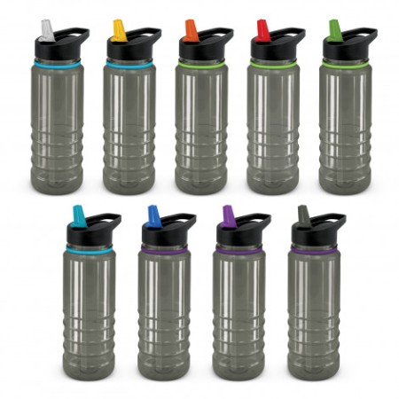 Triton Elite Bottle - Clear And Black Promotional Products