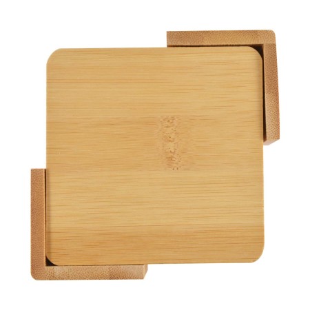 Tropic Bamboo Coasters Set Of 6 Promotional Products