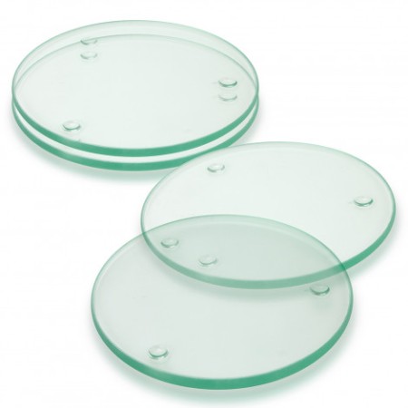 Venice Glass Coaster - Set Of 4 - Round - Full Colour Promotional Products