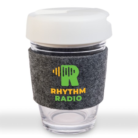 Vienna Coffee Cup / Flip Lid / Rpet Band Promotional Products