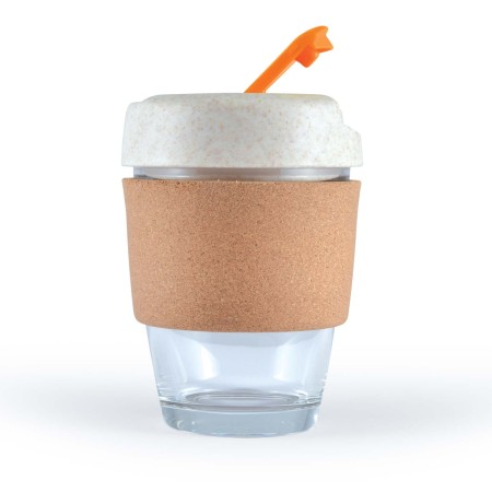 Vienna Eco Coffee Cup /  Cork Band Promotional Products