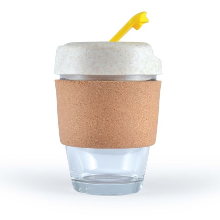 Vienna Eco Coffee Cup /  Cork Band Promotional Products