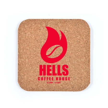 Villa Cork Square Coaster Promotional Products