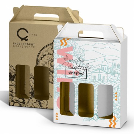 Wine Carry Pack - Triple Promotional Products