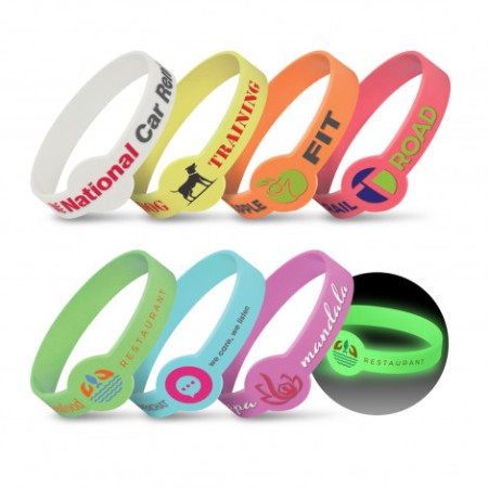 Xtra Silicone Wrist Band - Glow In The Dark Promotional Products