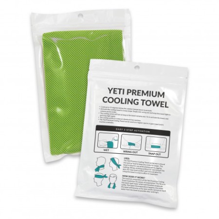 Yeti Premium Cooling Towel - Pouch Promotional Products