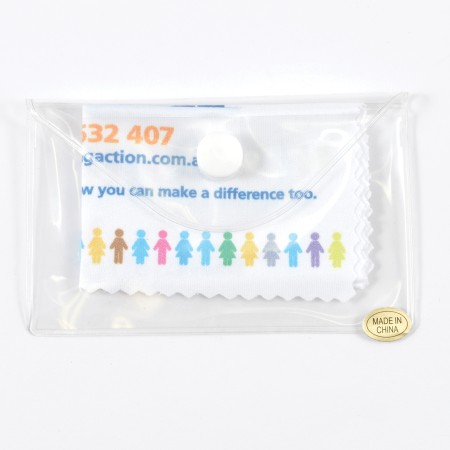 Zig Zag Economy Microfibre Lens Cloth Promotional Products