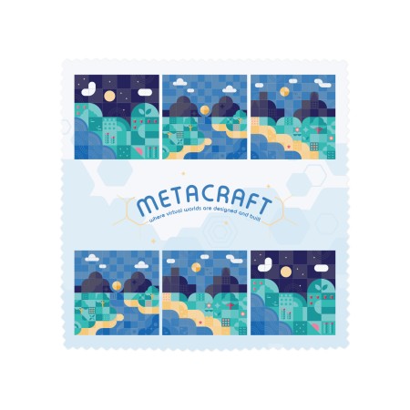 Zig Zag Rpet Microfibre Lens Cloth Promotional Products