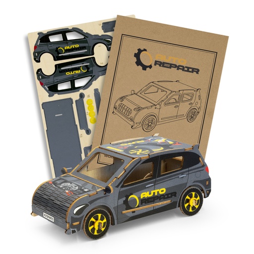 TR124028 - BRANDCRAFT Hatchback Car Wooden Model - 2.jpg