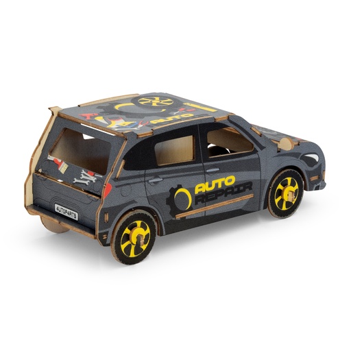 TR124028 - BRANDCRAFT Hatchback Car Wooden Model - 4.jpg