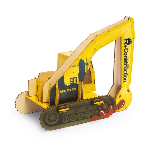 TR124035 - BRANDCRAFT Excavator Wooden Model - 4.jpg