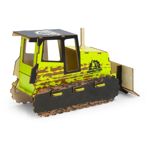 TR124036 - BRANDCRAFT Bulldozer Wooden Model - 4.jpg
