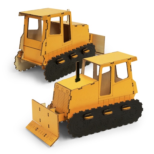 TR124036 - BRANDCRAFT Bulldozer Wooden Model - 7.jpg