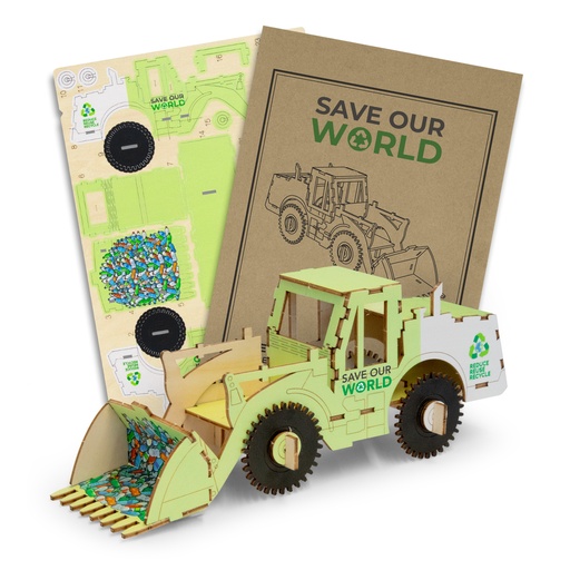 TR124037 - BRANDCRAFT Wheel Loader Wooden Model - 2.jpg